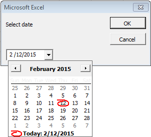 DatePicker dialog