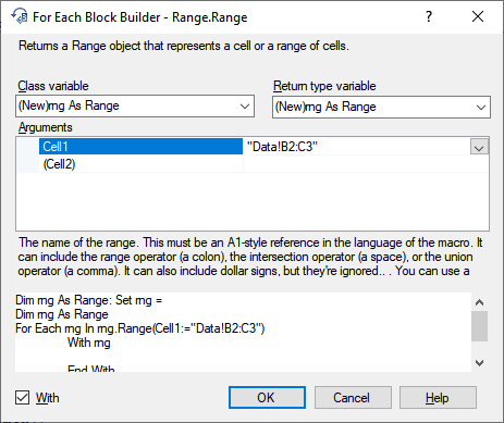 Vba For Each Cell In Range