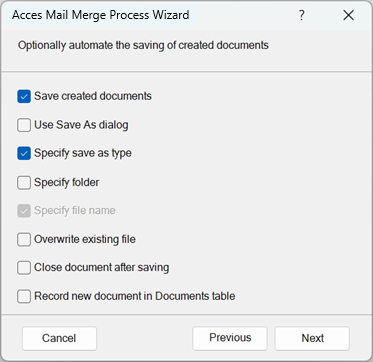 automatically save documents, possibly as another file type